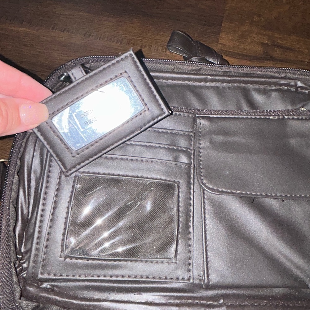 Leather Patchwork Crossbody - image 6